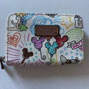 Disney Sketch Dooney and Burke Wallet